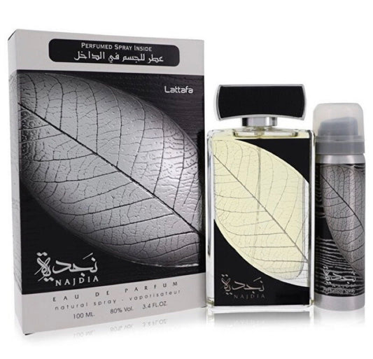 Lattafa Najdia Eau de Parfum For Unisex, 100 ml + 50 ml Deodorant Unisex
